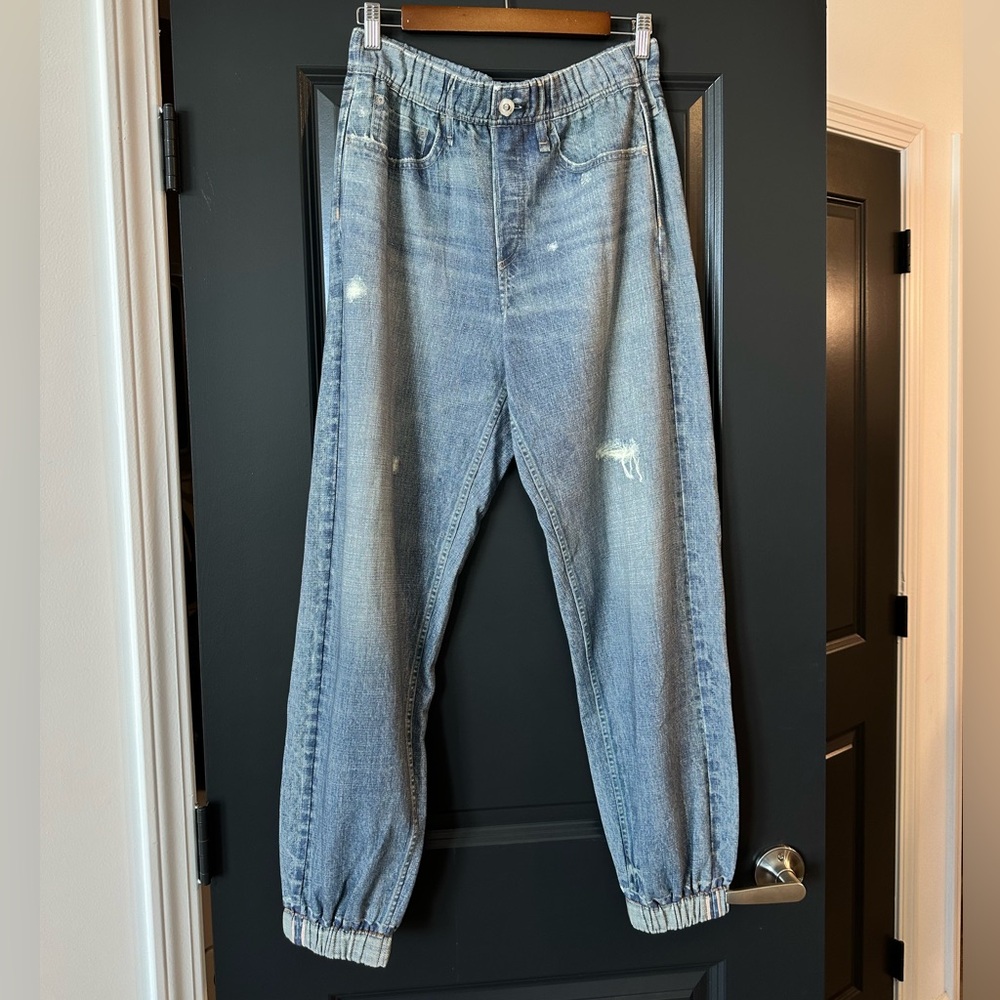 Rag and Bone sweatpants jogger style faux jeans